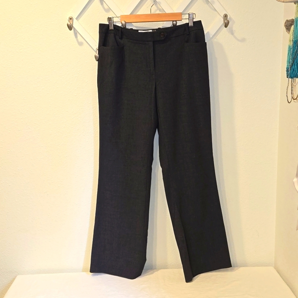 Calvin Klein Modern Fit Gray Trousers Size 8 Petite